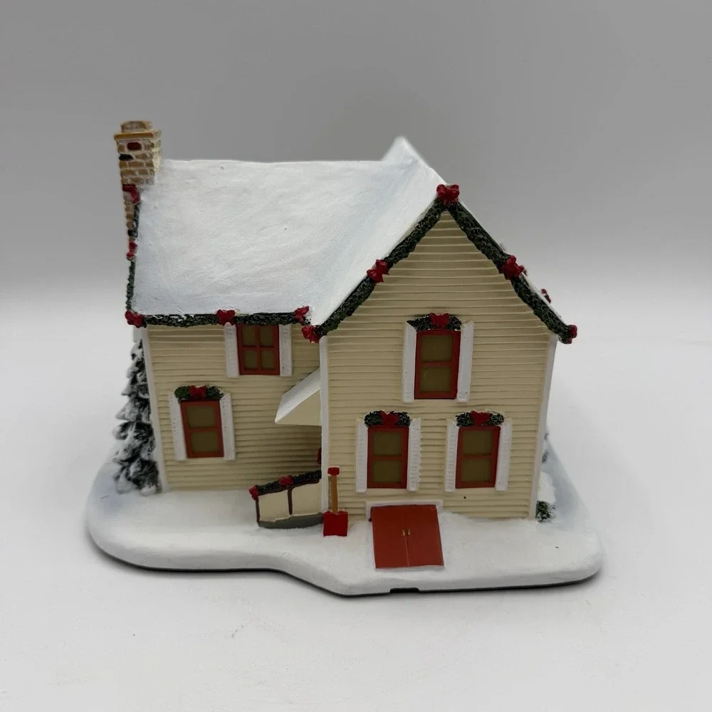 Vintage John Deere Creek Hawthorne Village Light Up Christmas‎ Farm House 2007